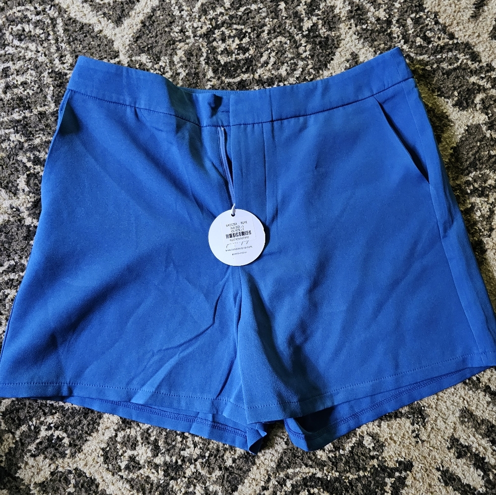 Petal & Pup High Waist Blue Shorts